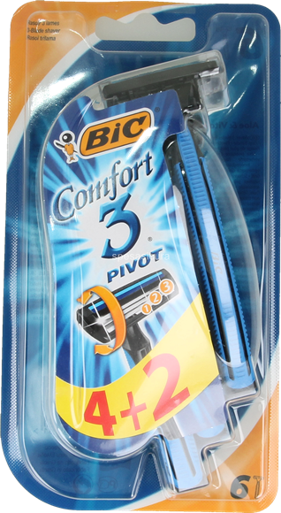 RASOIO BIC 3 COMFORT PIVOTx4+2